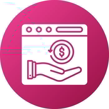 Cashback Icon Style vector