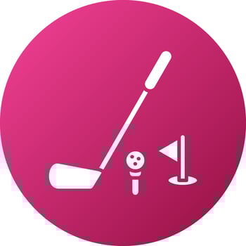 Golf Icon Style vector