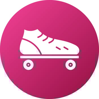 Roller Skate Icon Style vector