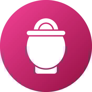 Crucible And Cover Icon Style vector