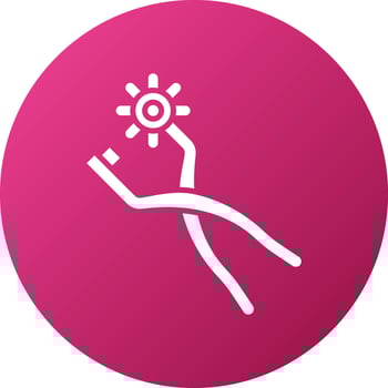 Leather Punch Icon Style vector