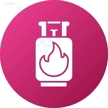 Gas Bottle Icon Style vector