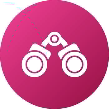 Binocular Icon Style vector