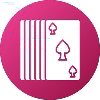 Card Deck Icon Style vector