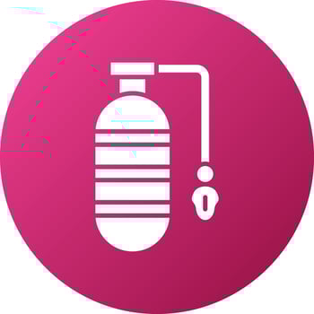 Diving Tank Icon Style vector