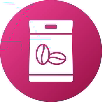 Bean Bag Icon Style vector