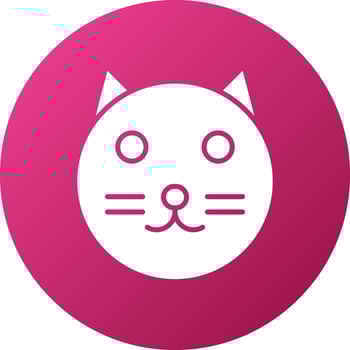 Cat Icon Style vector