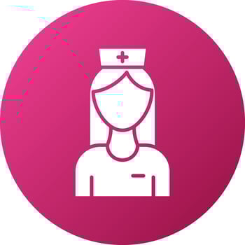 Nurse Icon Style vector