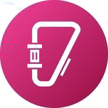 Carabiner Icon Style vector