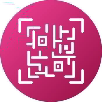 Qr Code Icon Style vector