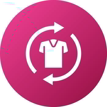 Second Hand Clothes Icon Style vector