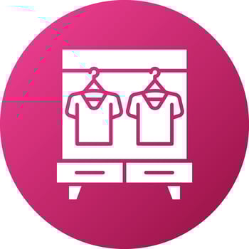 Clothing Rack Icon Style vector