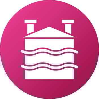 Natural Ventilation Icon Style vector