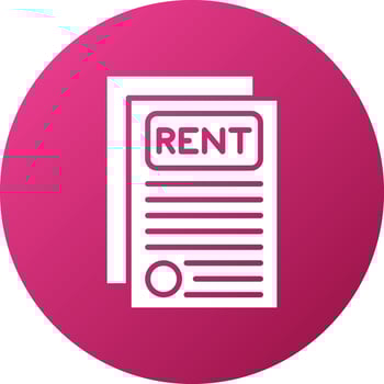 Rental Application Icon Style vector