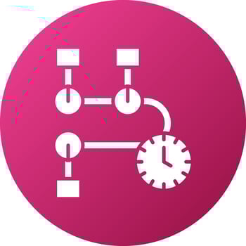 Chronology Icon Style vector