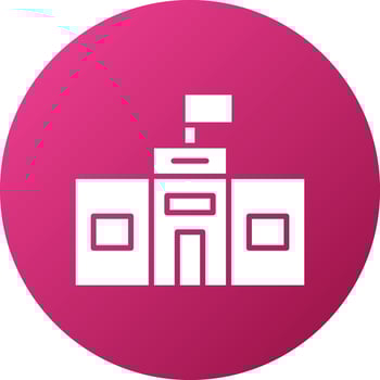 College Icon Style vector
