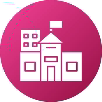 University Icon Style vector