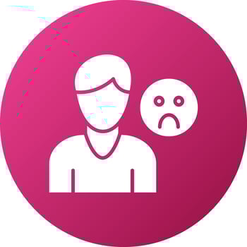 Depression Icon Style vector