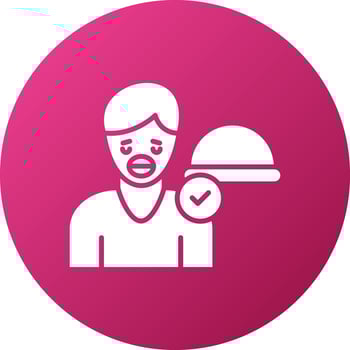 Bulimia Nervosa Icon Style vector