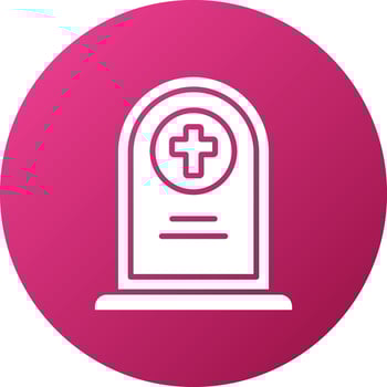Cemetery Icon Style vector
