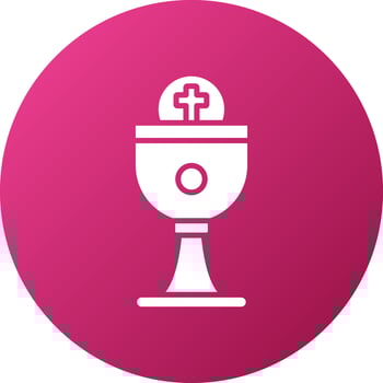 Eucharist Icon Style vector