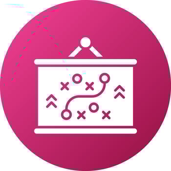 Tactics Icon Style vector