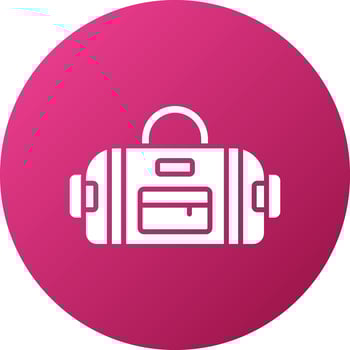 Sport Bag Icon Style vector