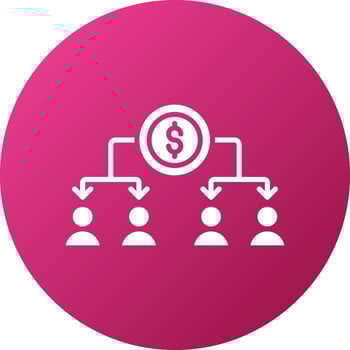 Distribution Icon Style vector