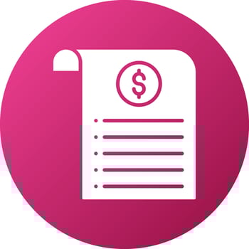 Bill Icon Style vector
