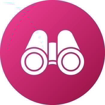 Binoculars Icon Style vector