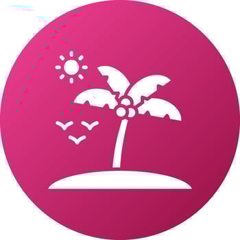 Island Icon Style vector