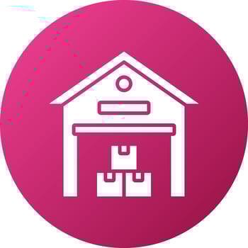Warehouse Icon Style vector