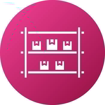 Package Shelf Icon Style vector
