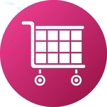 Trolley Icon Style vector