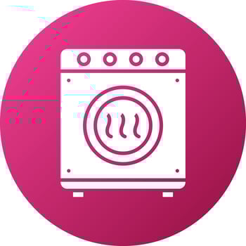 Drying Machine Icon Style vector