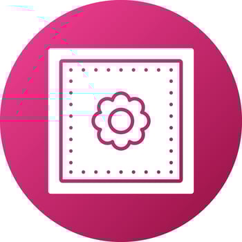 Painted Fabric Icon Style vector