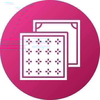Decorative Textile Icon Style vector