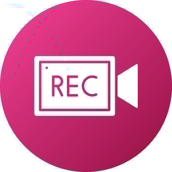 Recording Icon Style vector
