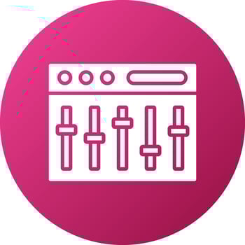 Mixer Icon Style vector