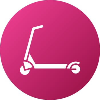 Micromobility Icon Style vector