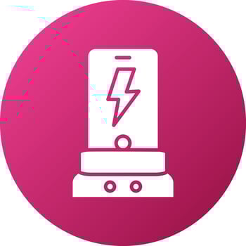 Phone Dock Icon Style vector