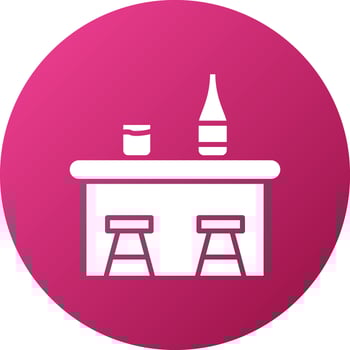 Bar Counter Icon Style vector