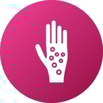 Rash Icon Style vector
