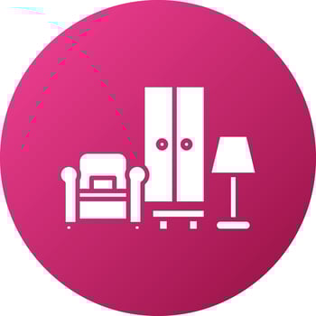 Furniture Design Icon Style vector