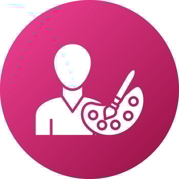 Artist Icon Style vector