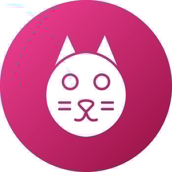 Cat Icon Style vector