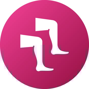 Leg Icon Style vector