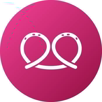 Pretzel Icon Style vector