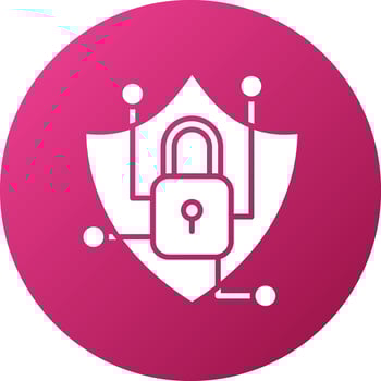 Cyber Security Icon Style vector