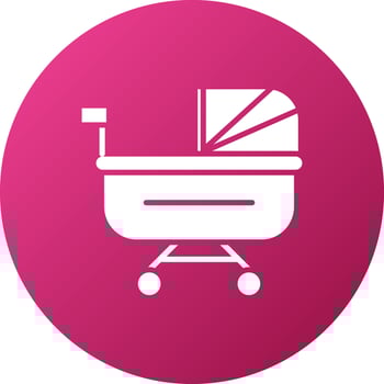 Stroller Icon Style vector